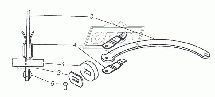 5320-6106083 Ограничитель двери